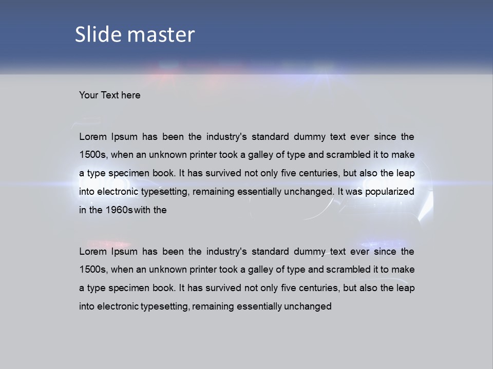 Conditioner Electricity Temperature PowerPoint Template