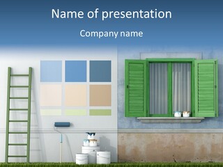 Cold Part Electricity PowerPoint Template