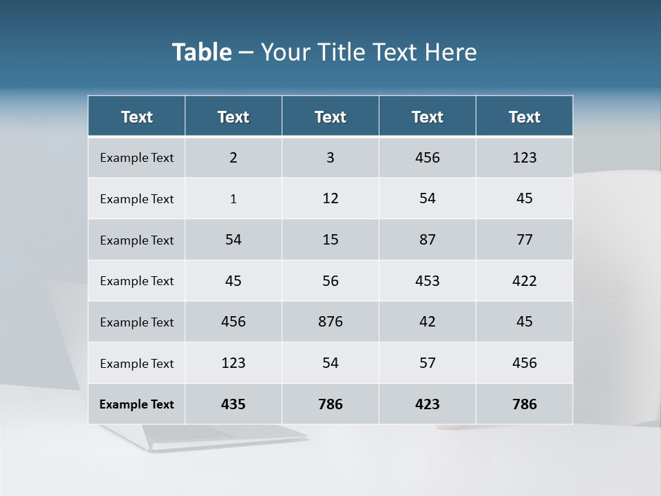 Cool Air Climate PowerPoint Template