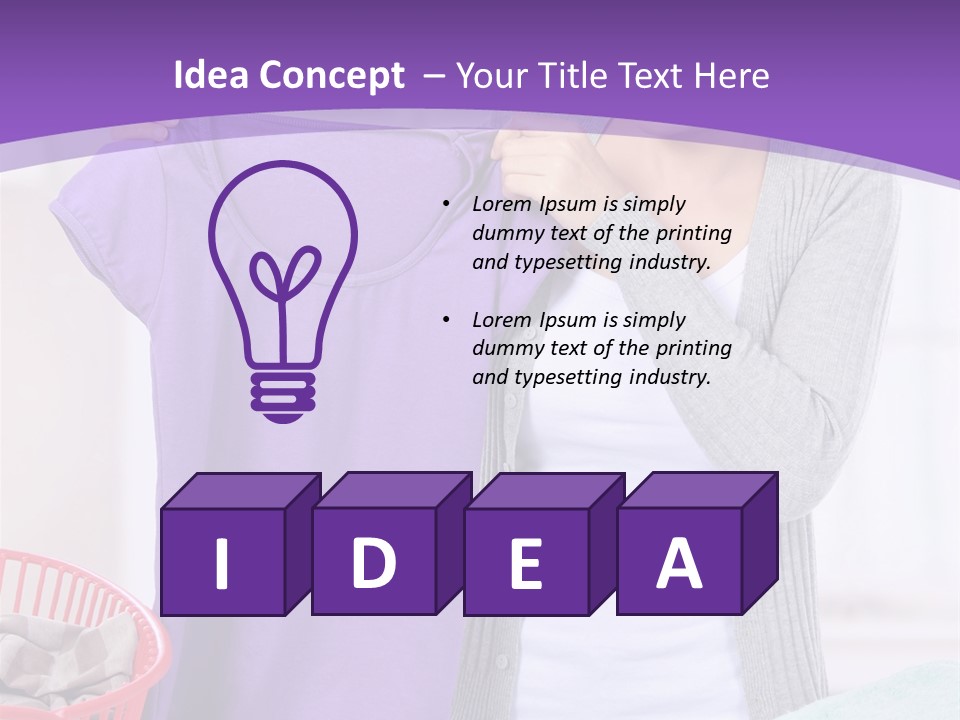 Unit Remote Conditioner PowerPoint Template