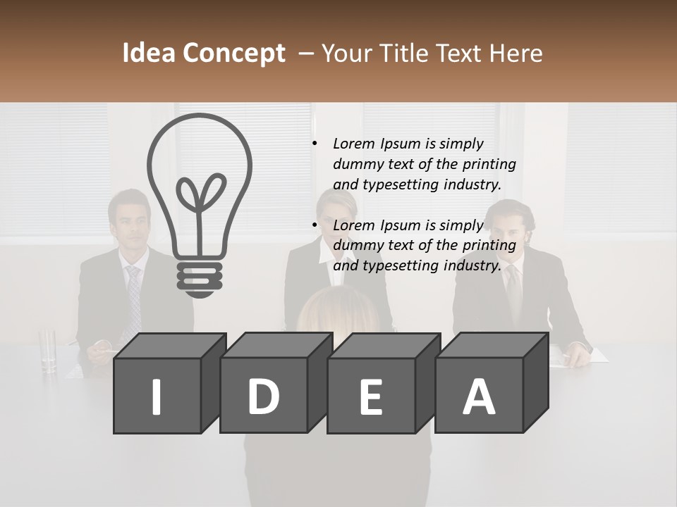 Temperature Electric Energy PowerPoint Template