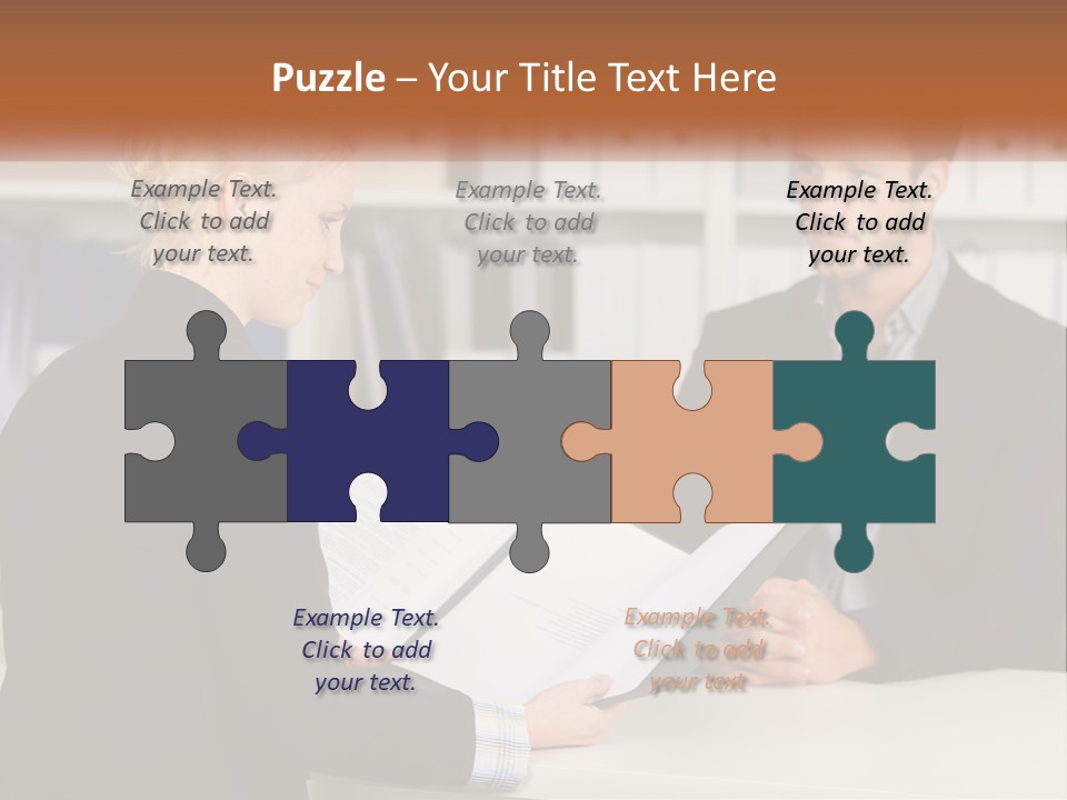 Conditioner White Electric PowerPoint Template