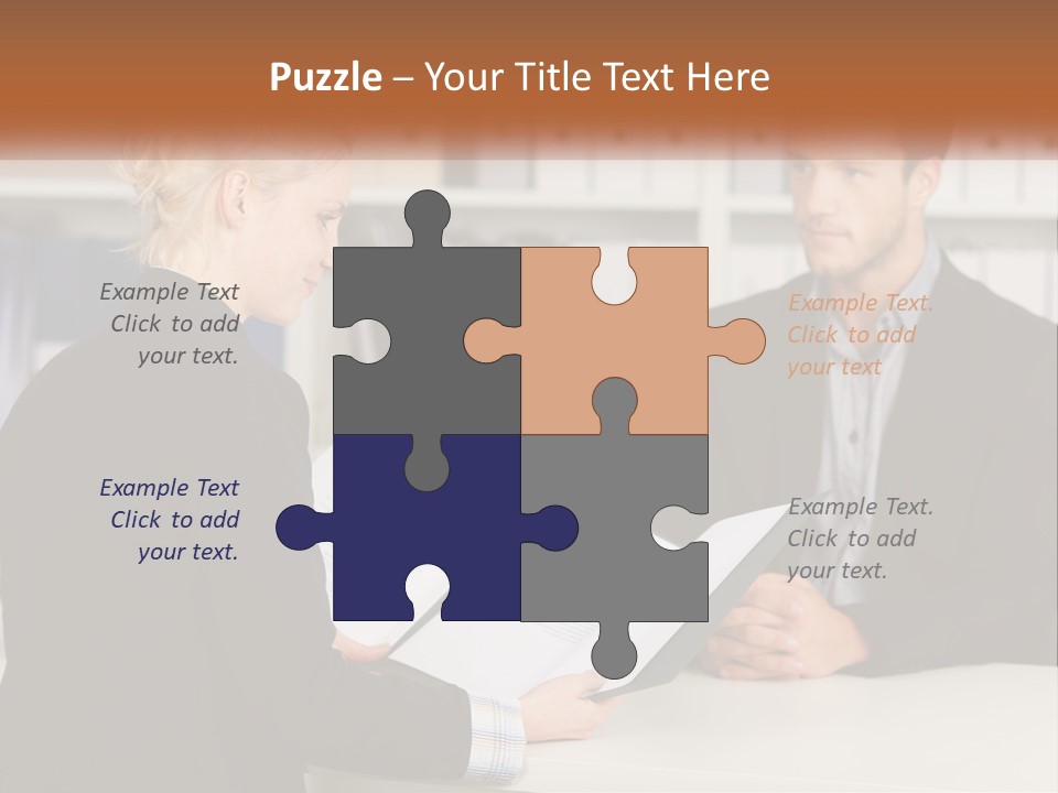 Conditioner White Electric PowerPoint Template