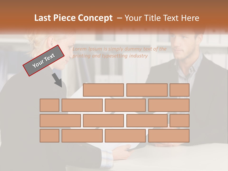 Conditioner White Electric PowerPoint Template