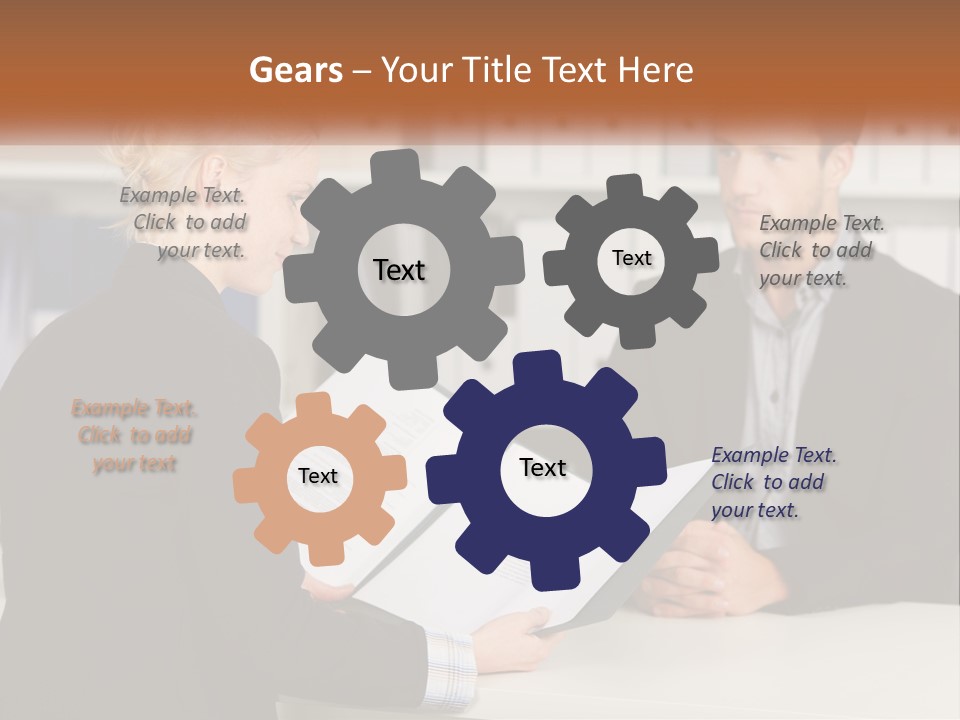 Conditioner White Electric PowerPoint Template