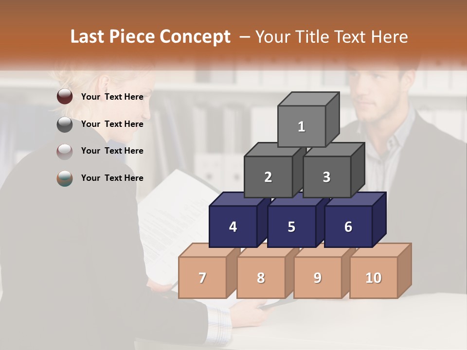 Conditioner White Electric PowerPoint Template