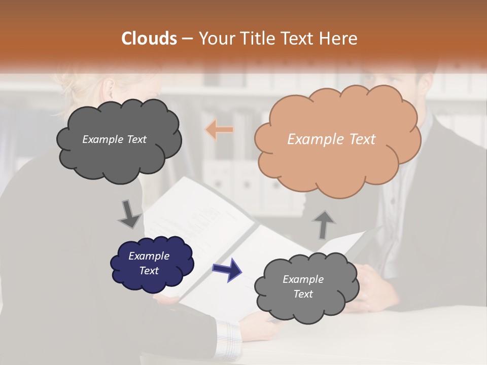Conditioner White Electric PowerPoint Template