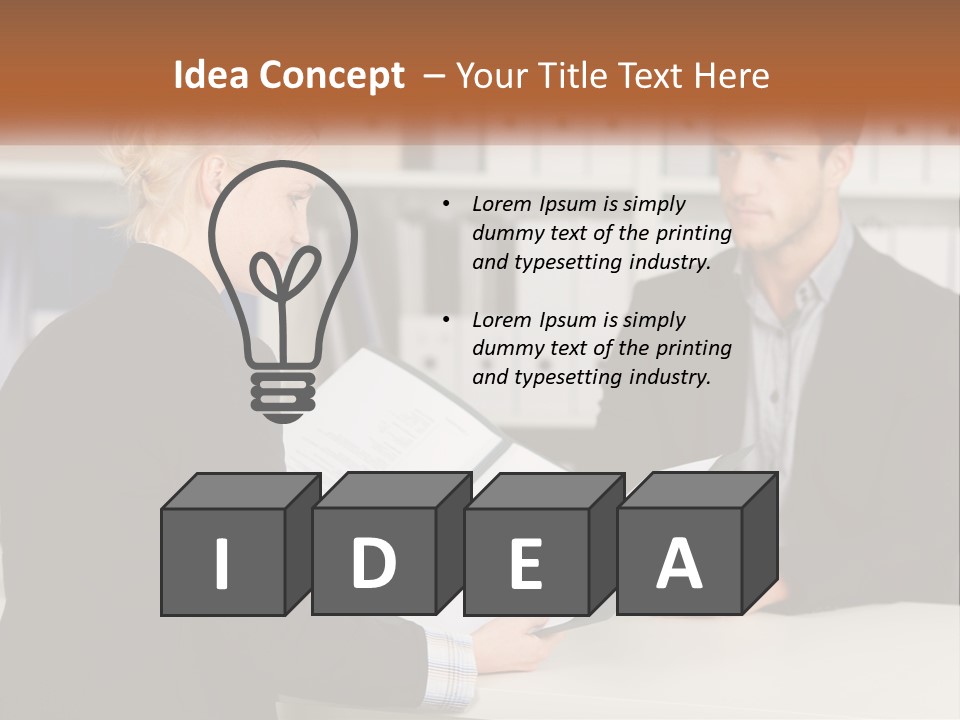 Conditioner White Electric PowerPoint Template