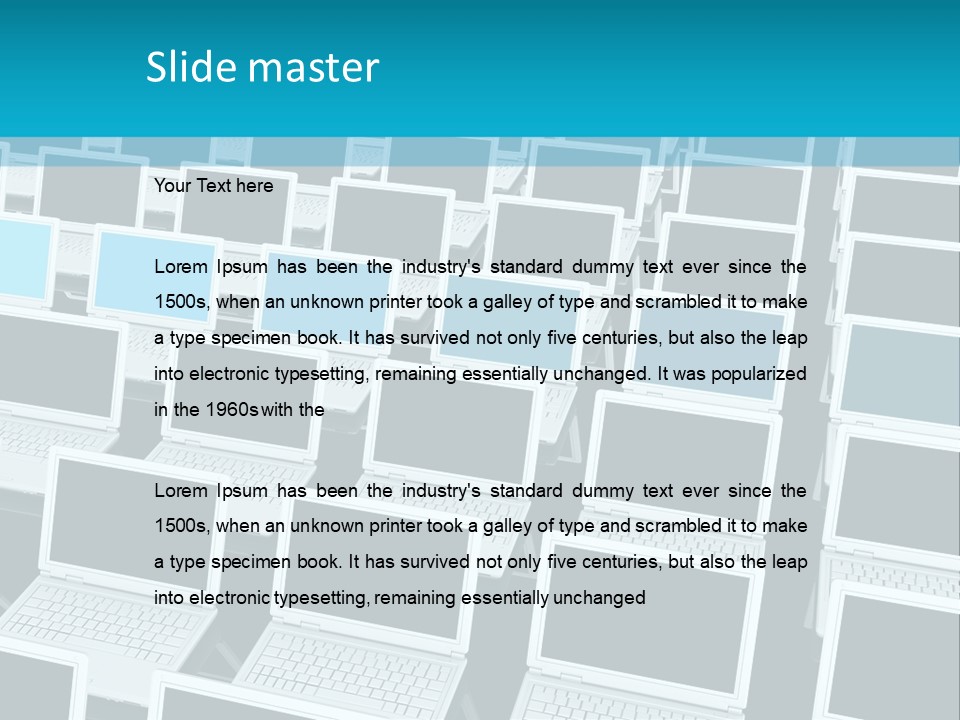 Technology Cooling Power PowerPoint Template