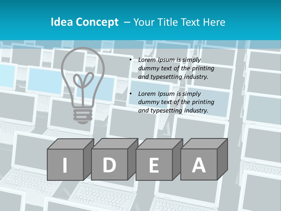 Technology Cooling Power PowerPoint Template