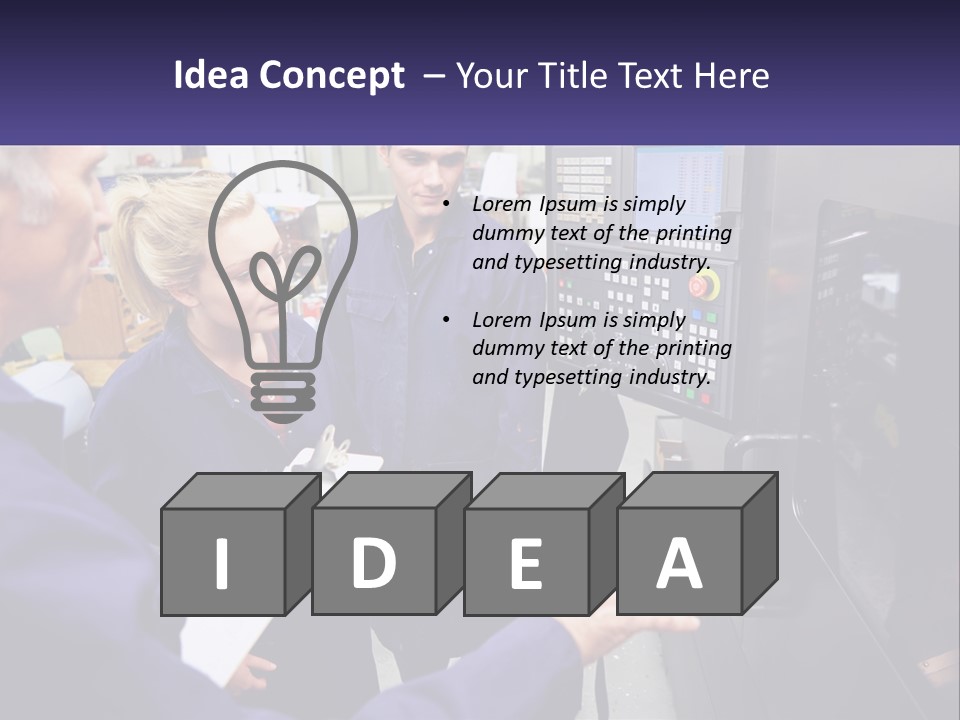 Conditioner White Supply PowerPoint Template