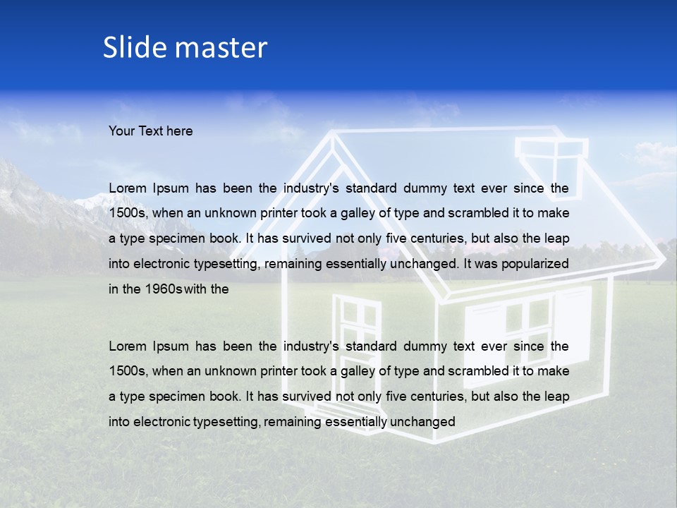 Home Air Remote PowerPoint Template