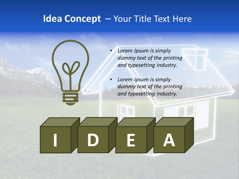Home Air Remote PowerPoint Template