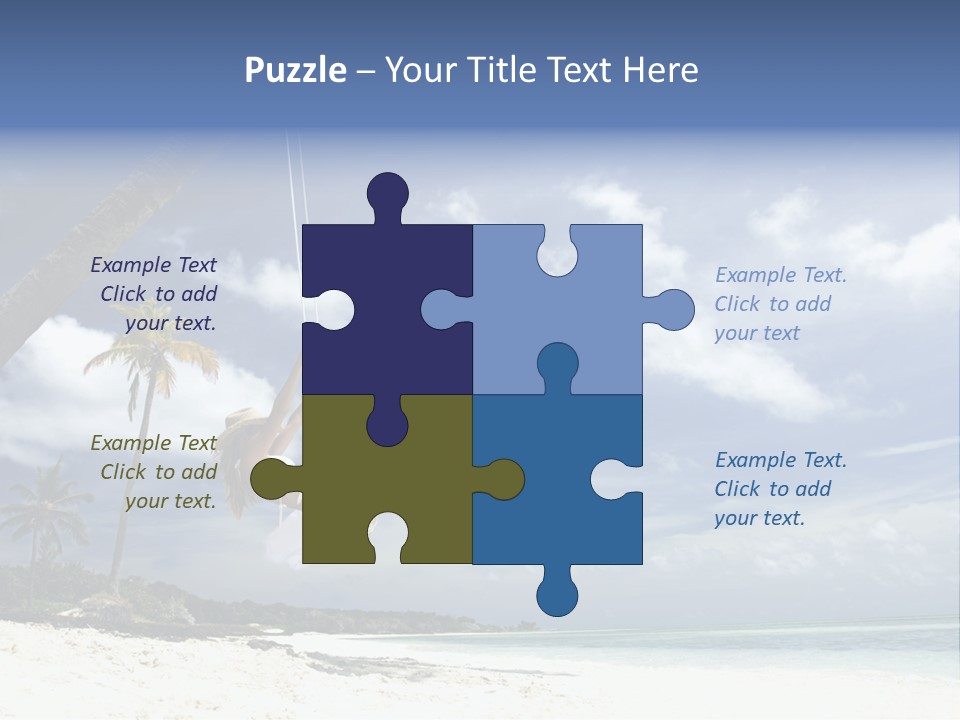 White Industry Conditioner PowerPoint Template