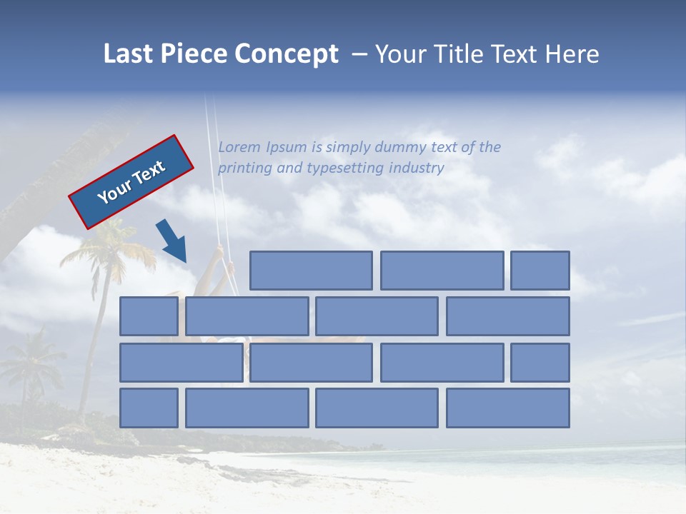 White Industry Conditioner PowerPoint Template