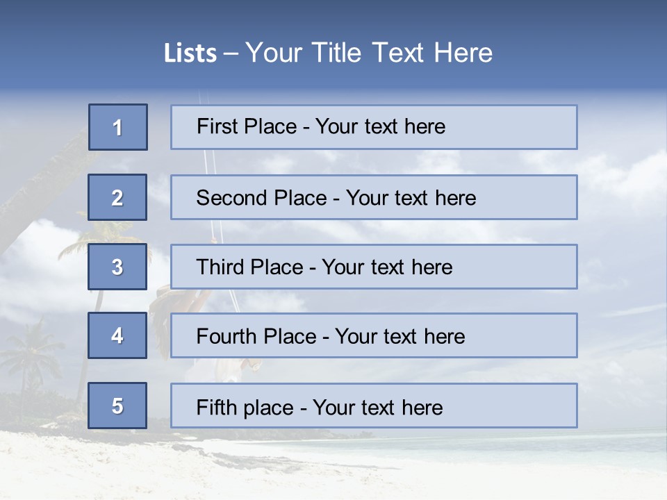White Industry Conditioner PowerPoint Template