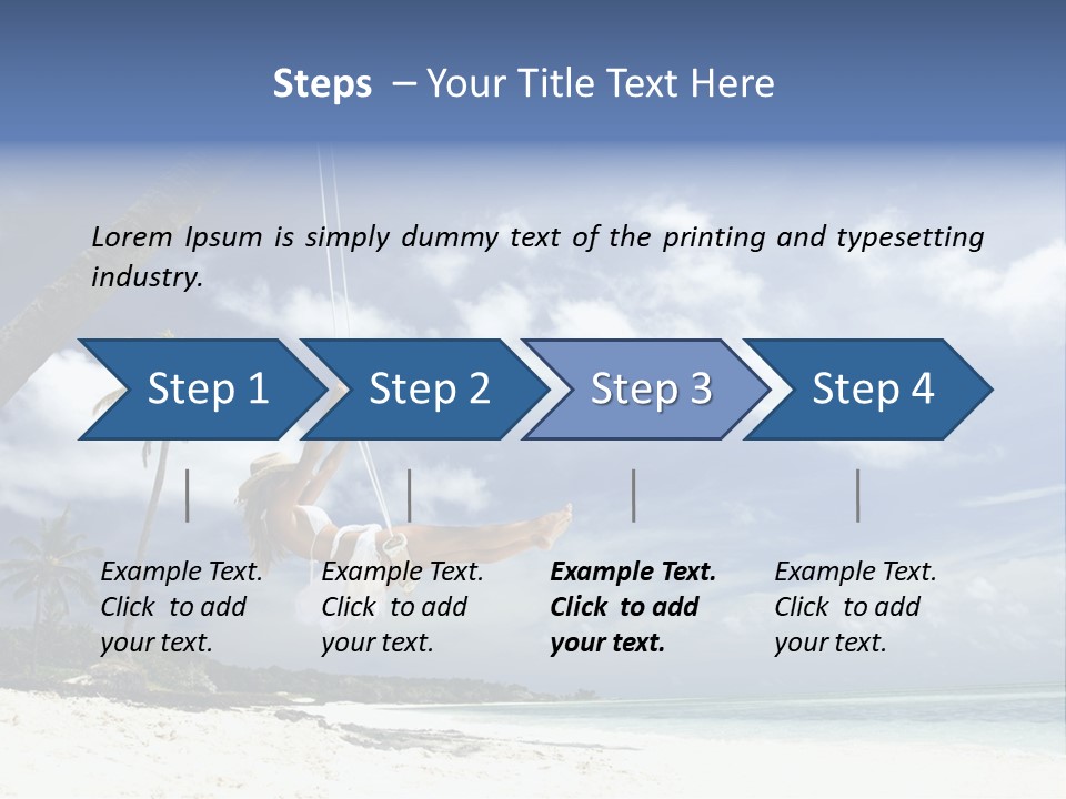 White Industry Conditioner PowerPoint Template