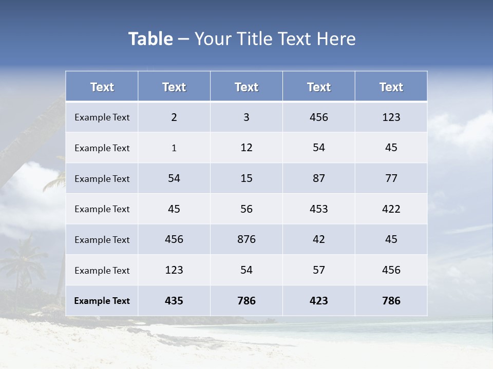 White Industry Conditioner PowerPoint Template
