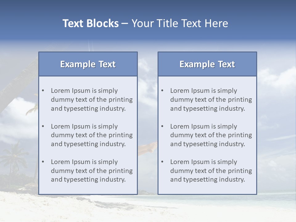 White Industry Conditioner PowerPoint Template