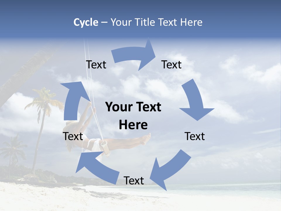 White Industry Conditioner PowerPoint Template