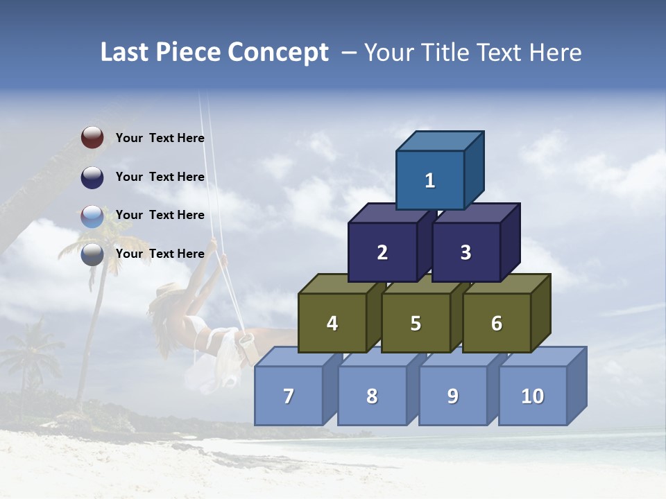 White Industry Conditioner PowerPoint Template