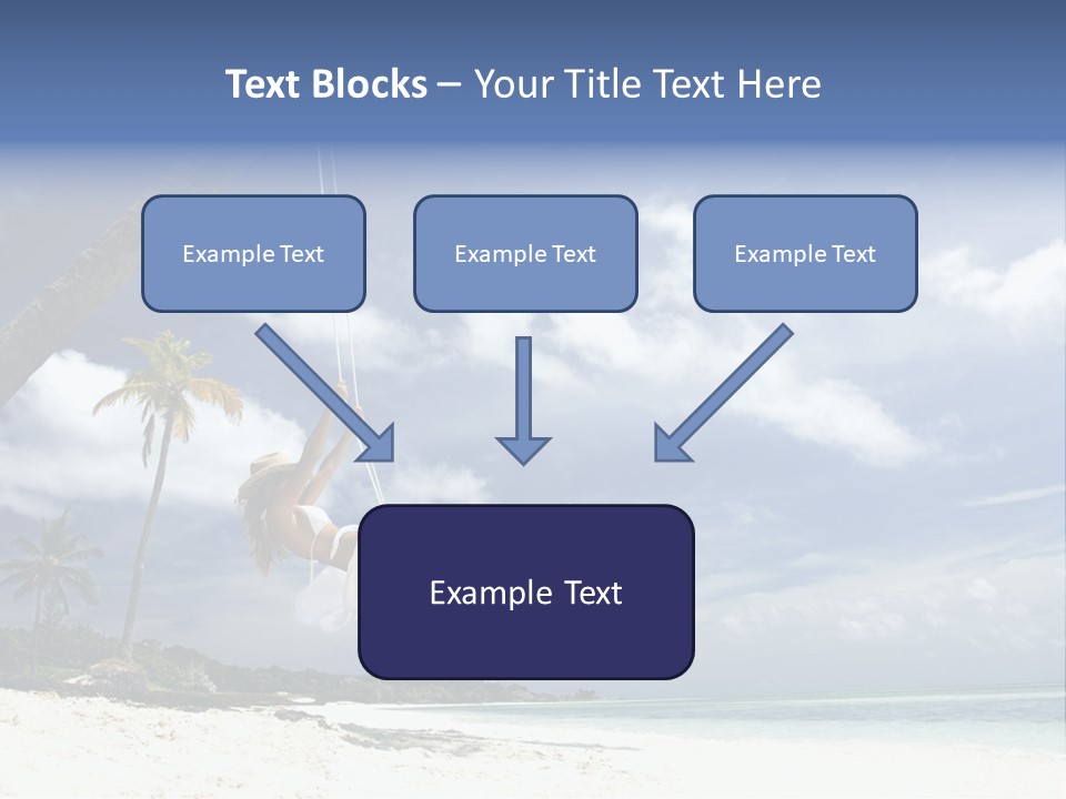 White Industry Conditioner PowerPoint Template