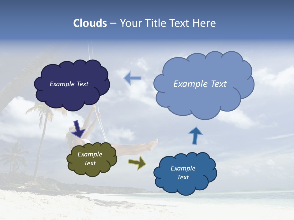 White Industry Conditioner PowerPoint Template