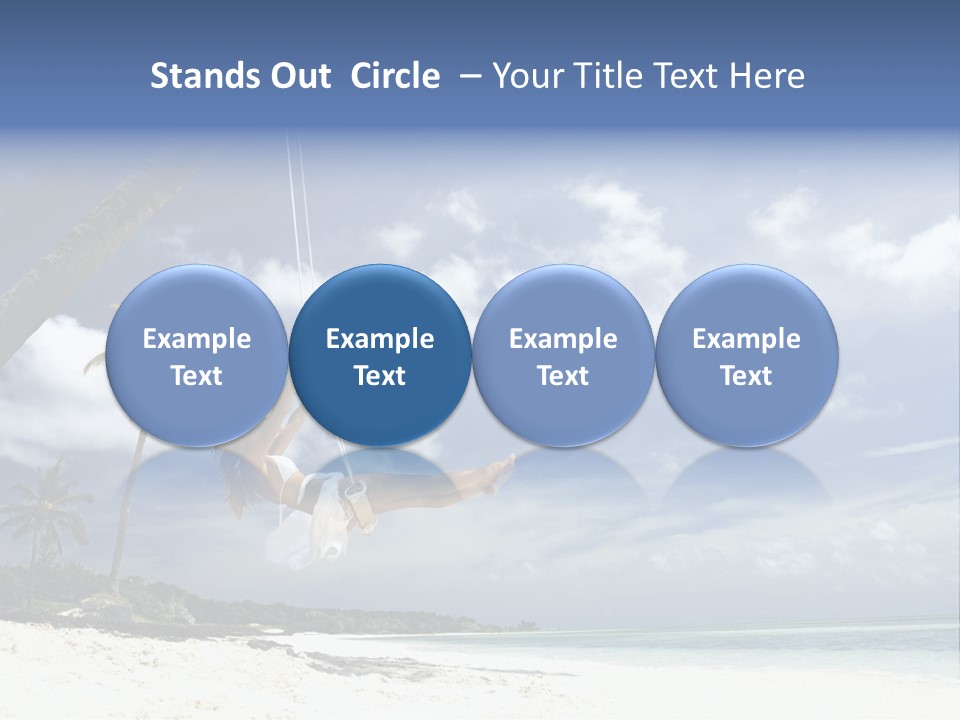 White Industry Conditioner PowerPoint Template