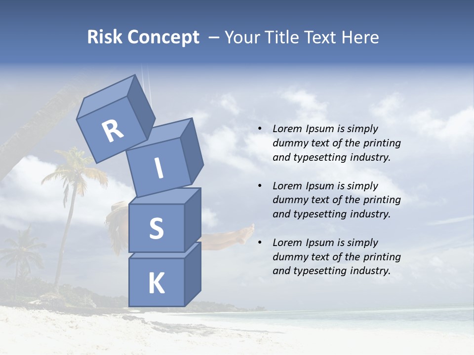 White Industry Conditioner PowerPoint Template