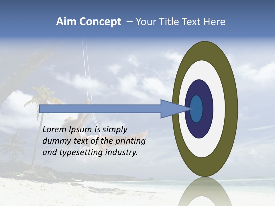 White Industry Conditioner PowerPoint Template