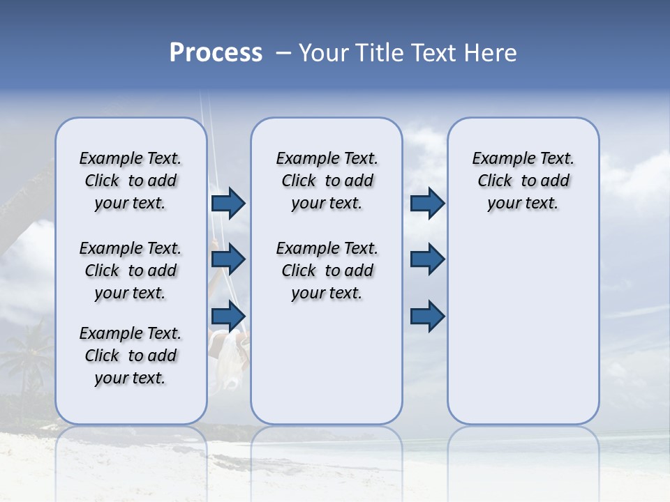 White Industry Conditioner PowerPoint Template