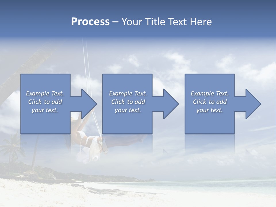 White Industry Conditioner PowerPoint Template