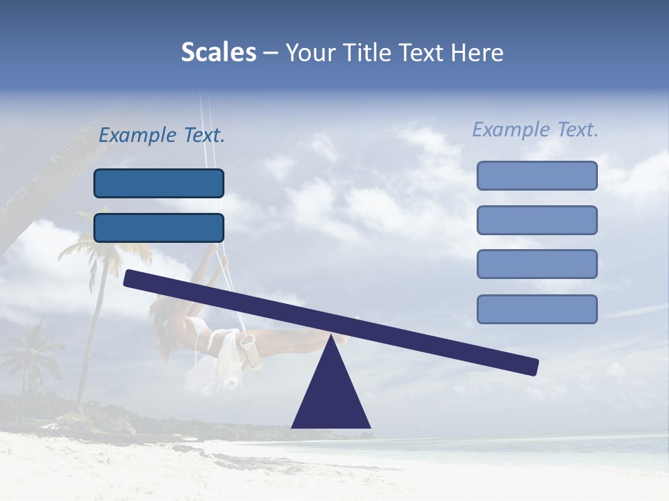 White Industry Conditioner PowerPoint Template