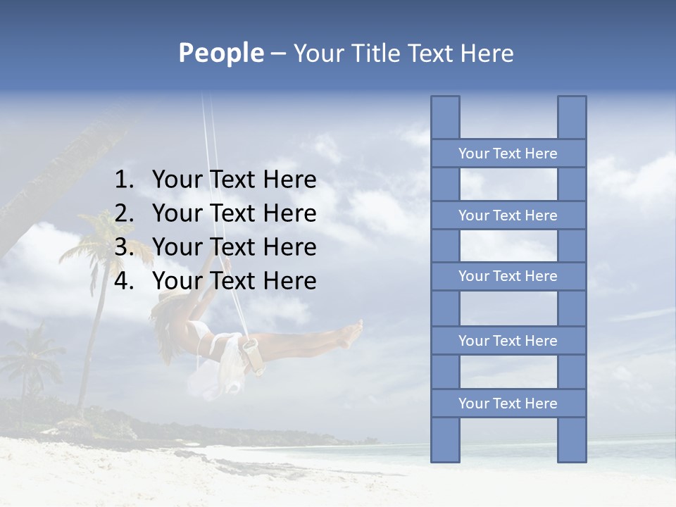 White Industry Conditioner PowerPoint Template