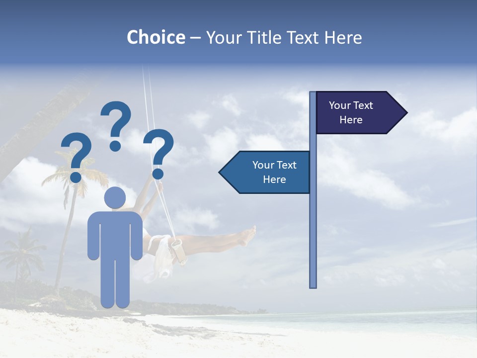 White Industry Conditioner PowerPoint Template