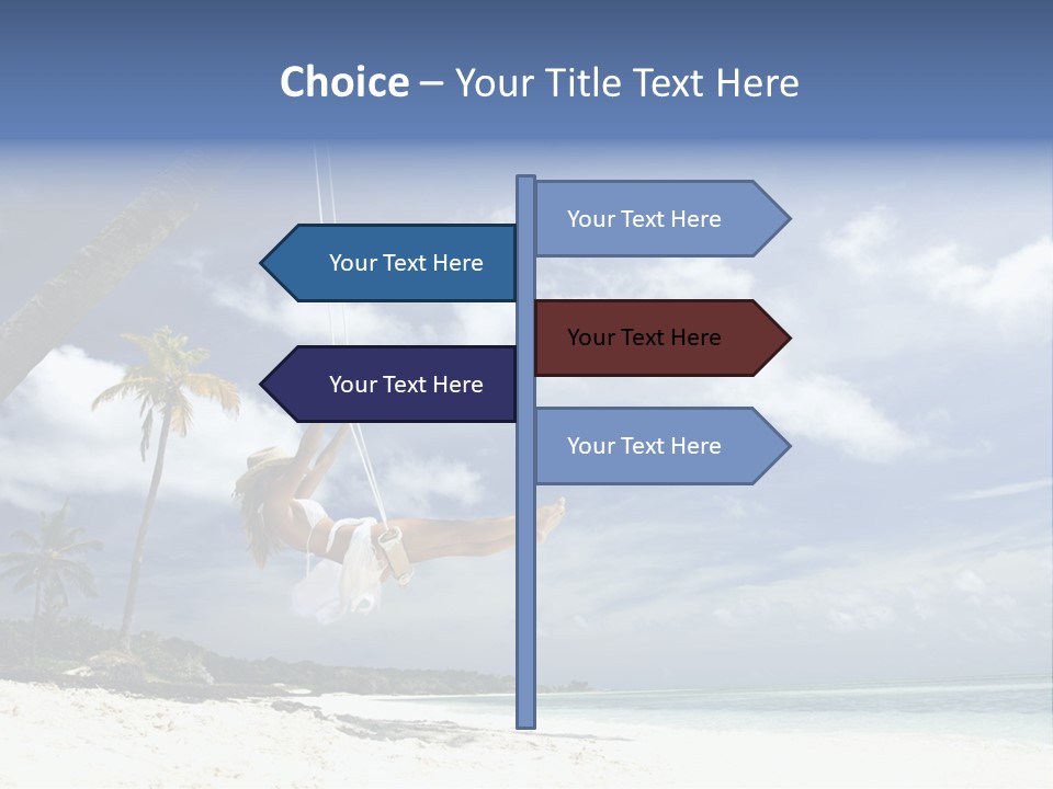 White Industry Conditioner PowerPoint Template