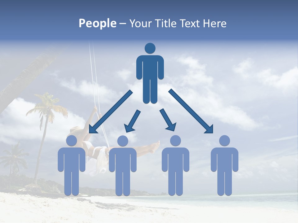 White Industry Conditioner PowerPoint Template