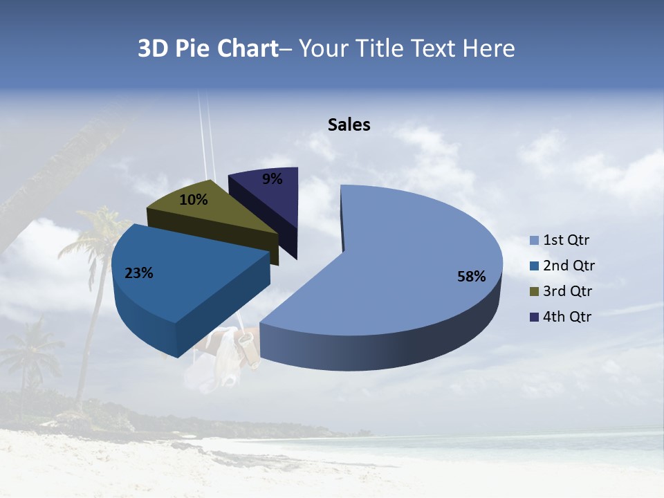 White Industry Conditioner PowerPoint Template
