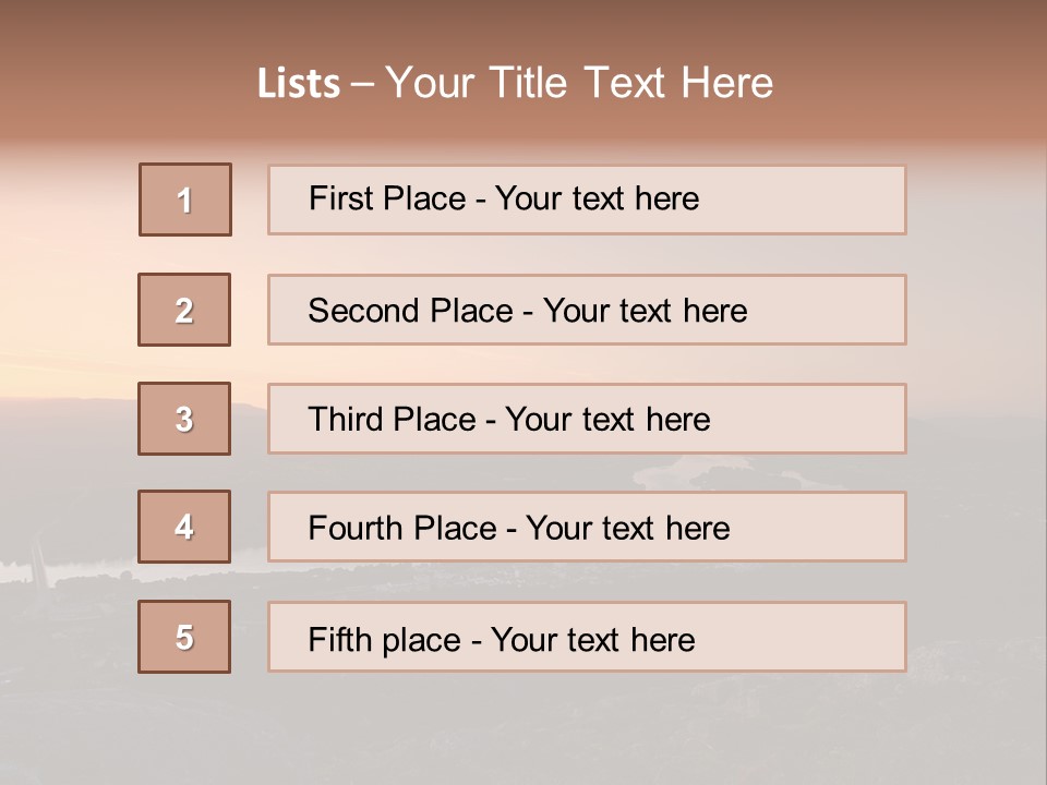 Supply Cooling Temperature PowerPoint Template
