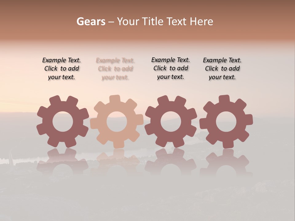 Supply Cooling Temperature PowerPoint Template