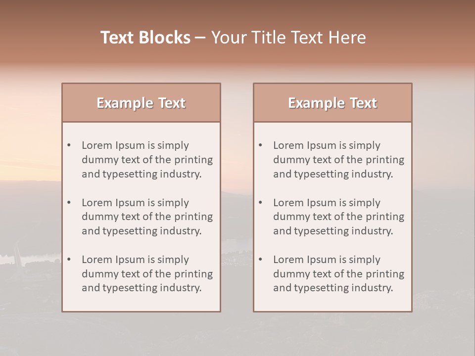Supply Cooling Temperature PowerPoint Template