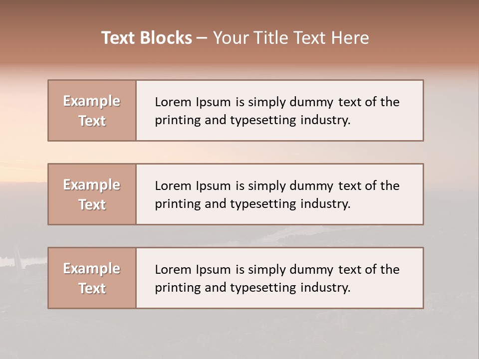 Supply Cooling Temperature PowerPoint Template