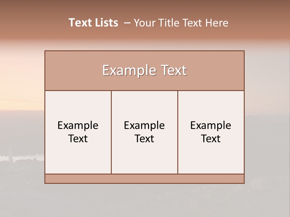 Supply Cooling Temperature PowerPoint Template