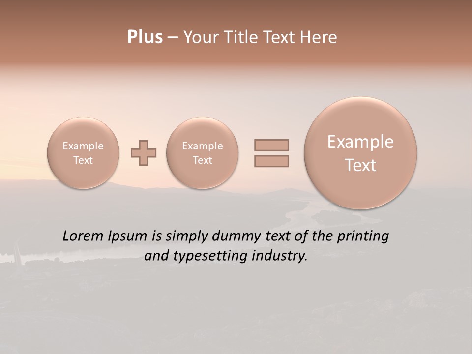 Supply Cooling Temperature PowerPoint Template