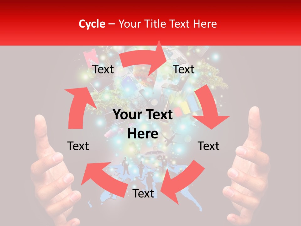 Electricity Ventilation Cooling PowerPoint Template