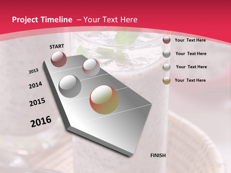 White Conditioner Temperature PowerPoint Template