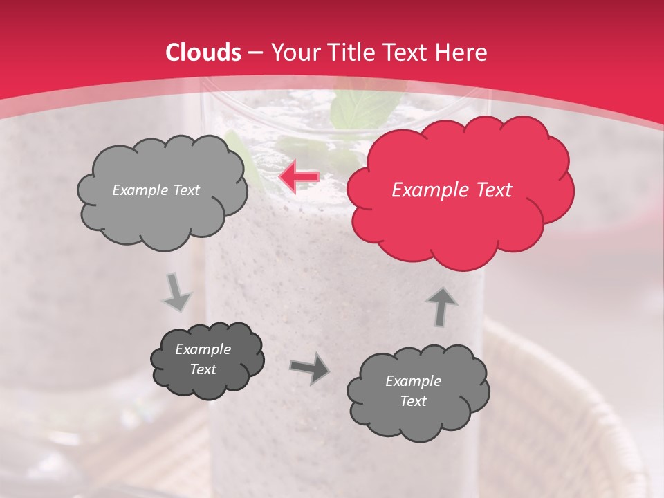 White Conditioner Temperature PowerPoint Template