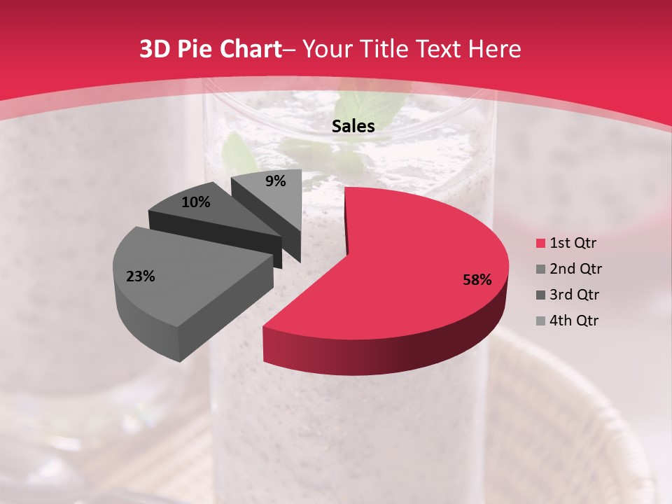 White Conditioner Temperature PowerPoint Template