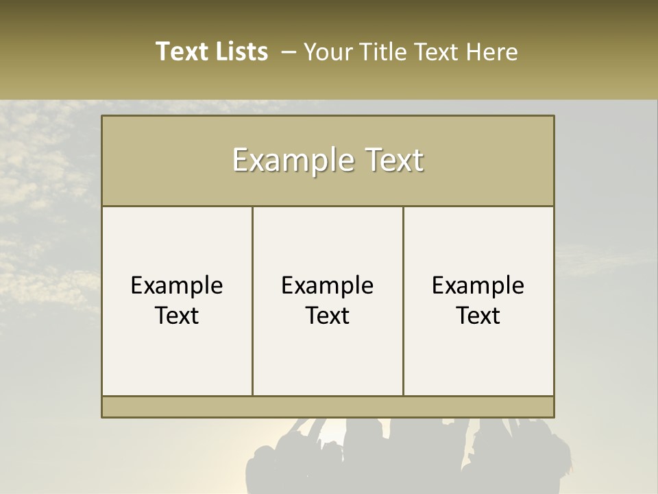 Condition House Switch PowerPoint Template