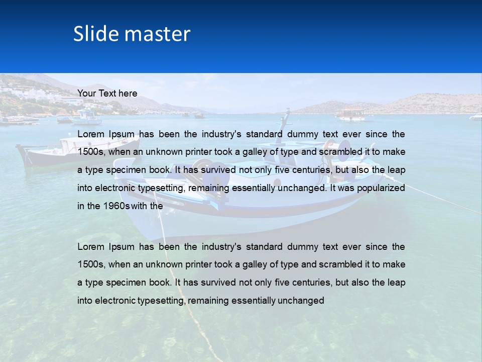 White Air System PowerPoint Template